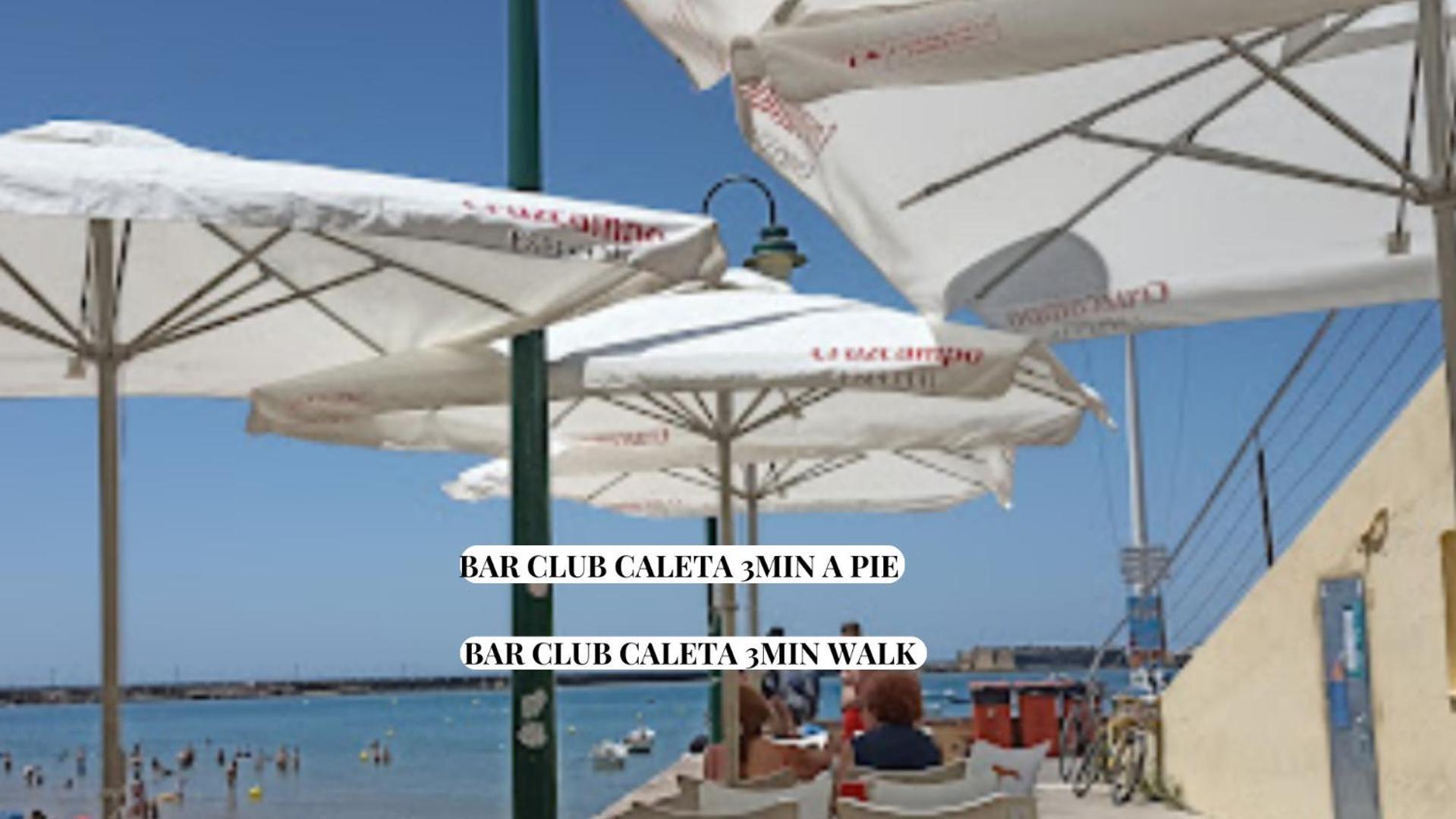Apartamento Playa La Caleta Кадис Екстериор снимка